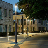 Floor Lamp Black LED Bollard | Modern