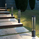 Floor Lamp Black LED Bollard | Modern