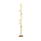 Floor Lamp Brass Opal Glass | Contemporary