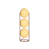 Floor Lamp Opal Glass Three Globes | Contemporary