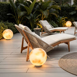 Floor Lamp Stone Moon-Shaped | Modern