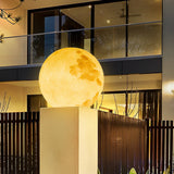Floor Lamp Stone Moon-Shaped | Modern
