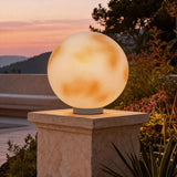 Floor Lamp Stone Moon-Shaped | Modern