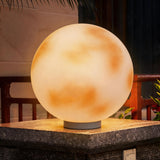 Floor Lamp Stone Moon-Shaped | Modern