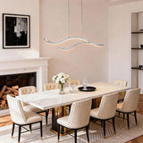 Pendant Light Metal Curved LED | Modern