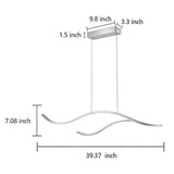 Pendant Light Metal Curved LED | Modern