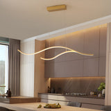 Pendant Light Metal Curved LED | Modern