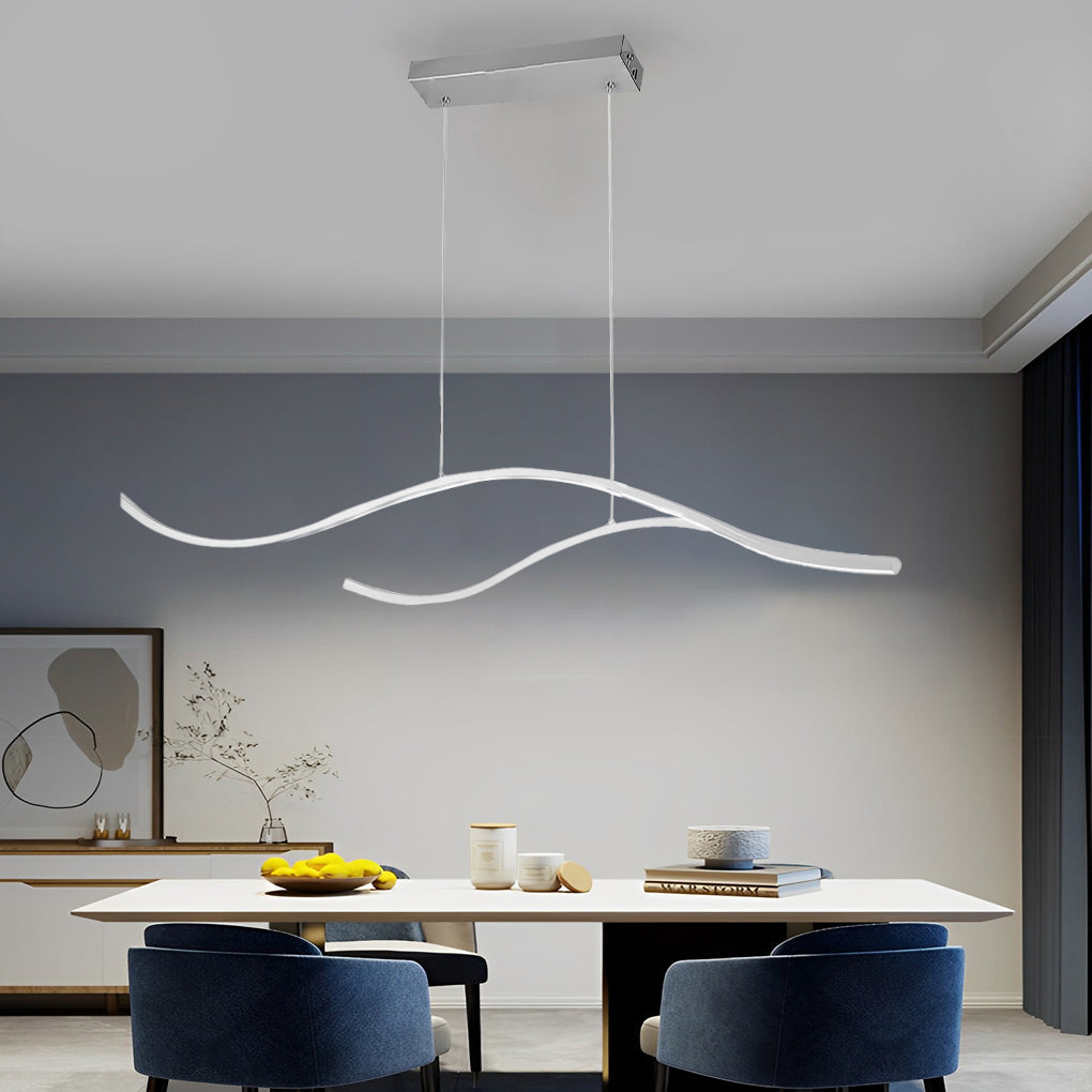 Pendant Light Metal Curved LED | Modern