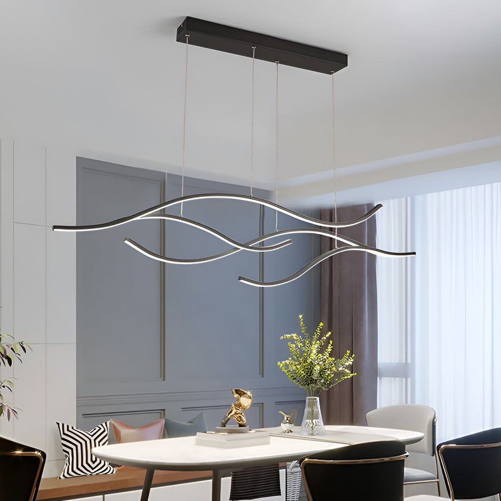 Pendant Light Metal Curved LED | Modern