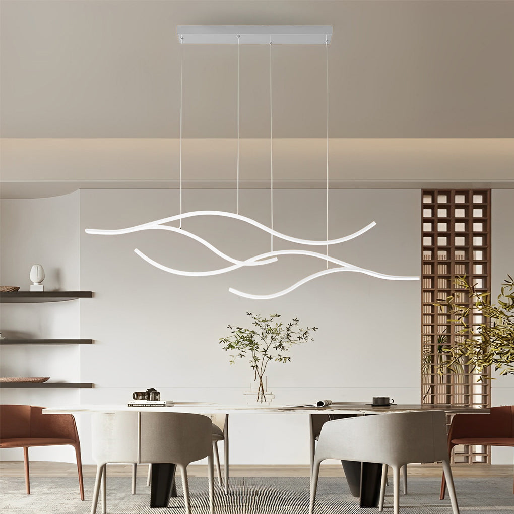 Pendant Light Metal Curved LED | Modern
