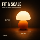 Table Lamp Glass Dimmable | Contemporary