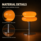 Table Lamp Glass Rechargeable | Contemporary