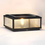 Wall Lamp Ribbed Glass Metal | Contemporary
