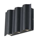 Wall Light Aluminum Wavy LED Up-Down | Modern