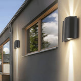 Wall Light Aluminum Wavy LED Up-Down | Modern