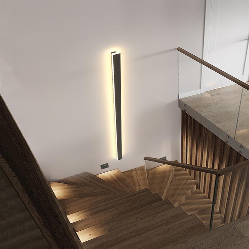 Wall Light Black Integrated LED | Modern