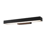 Wall Light Black Rectangular LED | Modern