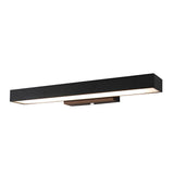 Wall Light Black Rectangular LED | Modern