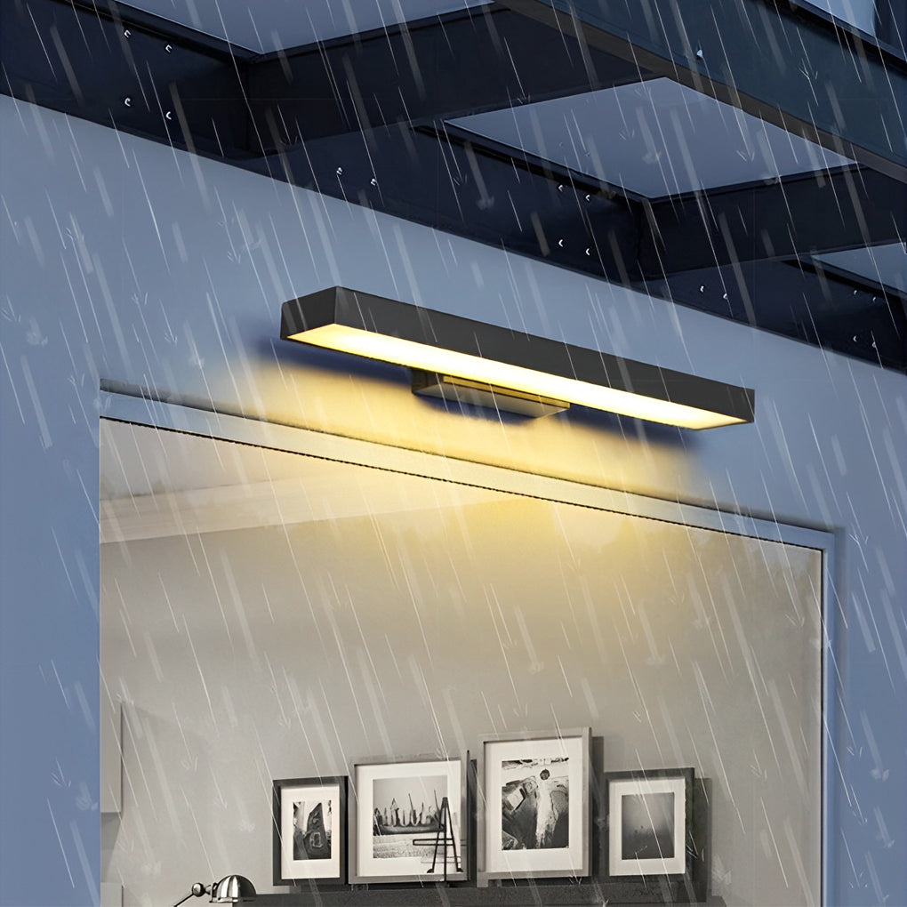 Wall Light Black Rectangular LED | Modern