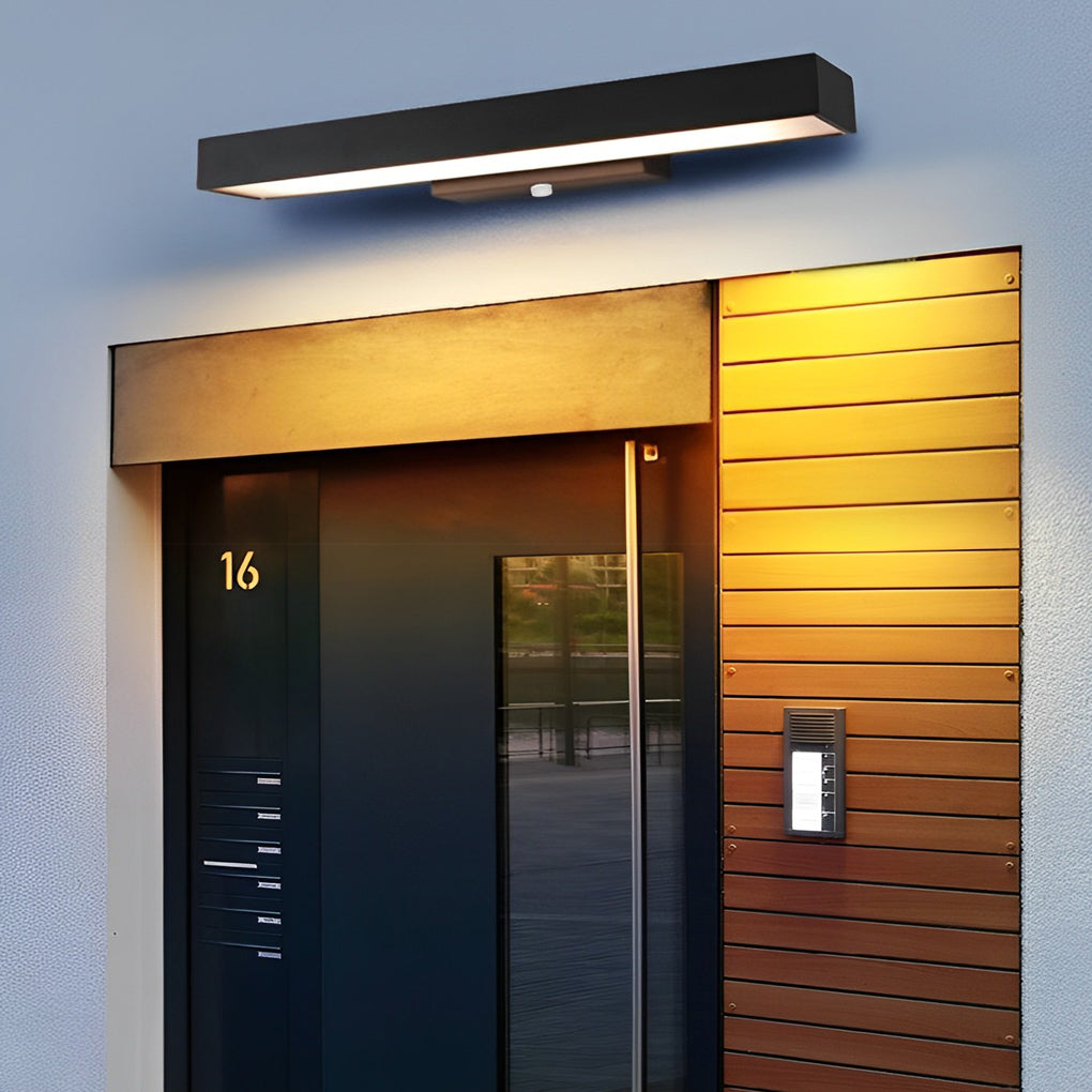 Wall Light Black Rectangular LED | Modern