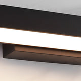 Wall Light Black Rectangular LED | Modern